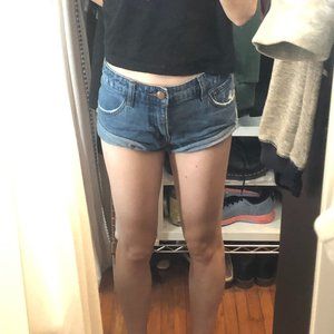 Free People short shorts, low rise